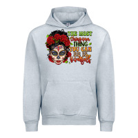 Heather Grey the most chingona thing you can be is yourself sug Urban Hoodie - LillyAllenDesigns