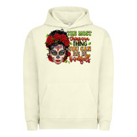 Pigment Pistachio the most chingona thing you can be is yourself sug Urban Hoodie - LillyAllenDesigns