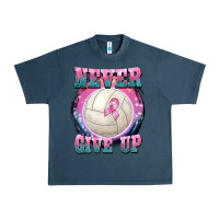 Midnight Navy never give up Urban Heavy Tee - BarkalooDesign