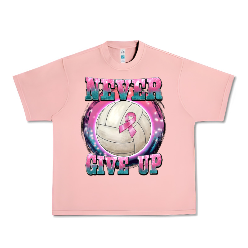 Never Give Up Urban Heavy Tee by BarkalooDesign | Teevron