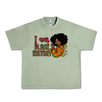 Oil Green i am black history Urban Heavy Tee - Zillion Design Studio