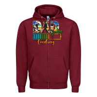 Burgundy dad joke loading Zipper Hoodie - AdoDesignShop