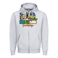Heather Grey dad joke loading Zipper Hoodie - AdoDesignShop