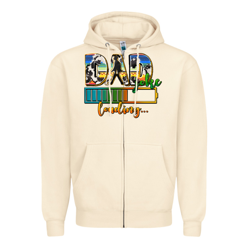 Dad Joke Loading Zipper Hoodie by AdoDesignShop | Teevron
