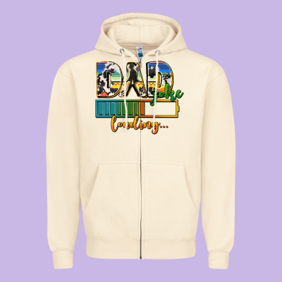 Dad Joke Loading Zipper Hoodie Designed By Adodesignshop