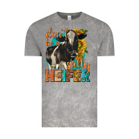 Cloud Rock dont be a salty heifer with sunflowers Vintage Tee - texasbilliewilder