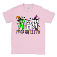 Bubblegum Pink trick or teeth Classic Tee - CowhideDigitalArt