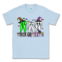 Dusty Blue trick or teeth Classic Tee - CowhideDigitalArt