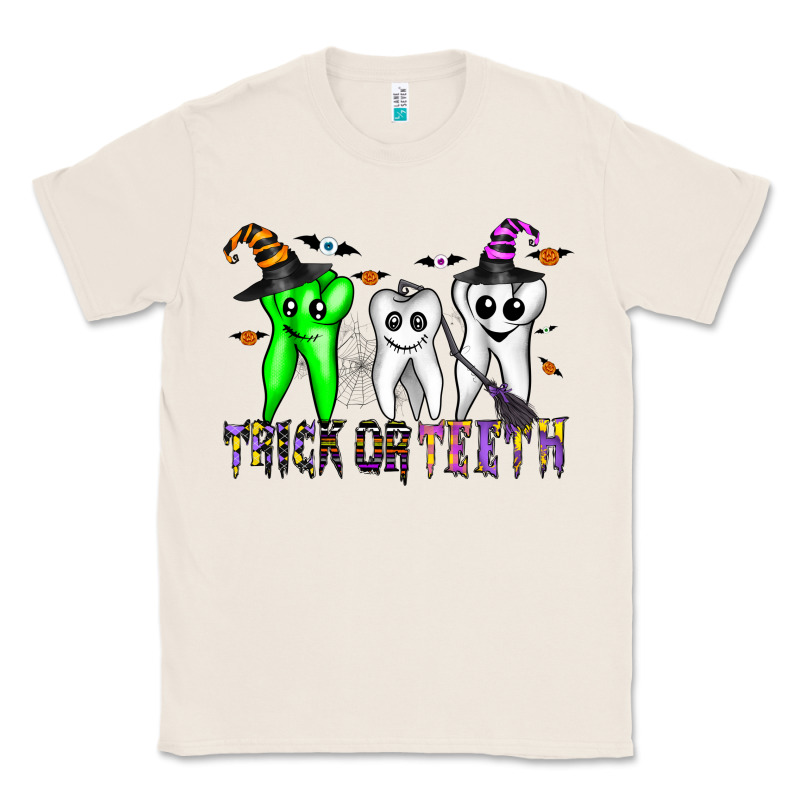 Trick Or Teeth Classic Tee by CowhideDigitalArt | Teevron