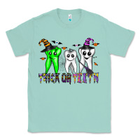 Seafoam trick or teeth Classic Tee - CowhideDigitalArt