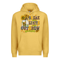 Antique Gold break your limits and outgrow yourself Premium Hoodie - NancyCooperArtShop