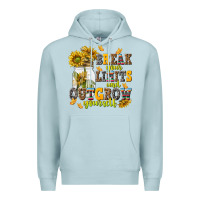 Blue Mist break your limits and outgrow yourself Premium Hoodie - NancyCooperArtShop