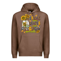 Chestnut break your limits and outgrow yourself Premium Hoodie - NancyCooperArtShop