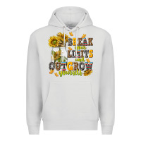 Dove Grey break your limits and outgrow yourself Premium Hoodie - NancyCooperArtShop