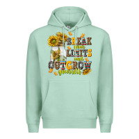 Seafoam break your limits and outgrow yourself Premium Hoodie - NancyCooperArtShop