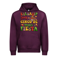 Mauve Wine salsasip sway cinco de mayo fiesta Urban Hoodie - LillyAllenDesigns