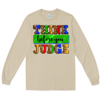 Mushroom think before you judge Long Sleeve Tee - AdoDesignShop