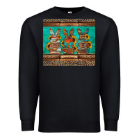 Black western easter bunnies Premium Sweatshirt - Jasminsmagicworld
