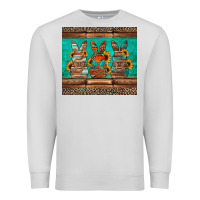 Dove Grey western easter bunnies Premium Sweatshirt - Jasminsmagicworld