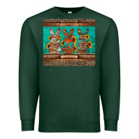 Sports Green western easter bunnies Premium Sweatshirt - Jasminsmagicworld