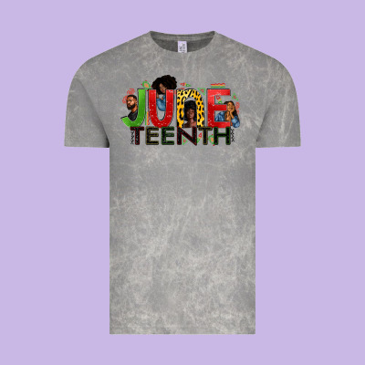June Teenth Vintage Tee Designed By Zillion Design Studio