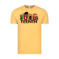 Vintage Mustard JUNE TEENTH Vintage Tee - Zillion Design Studio