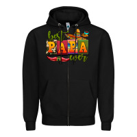 Black best papa ever Zipper Hoodie - AdoDesignShop