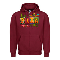 Burgundy best papa ever Zipper Hoodie - AdoDesignShop