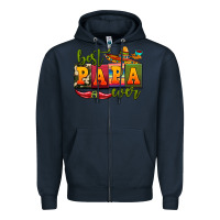 Navy best papa ever Zipper Hoodie - AdoDesignShop