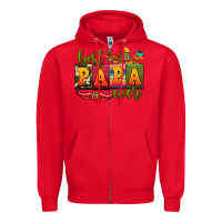 Red best papa ever Zipper Hoodie - AdoDesignShop