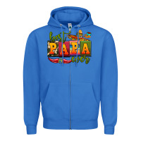 True Royal best papa ever Zipper Hoodie - AdoDesignShop