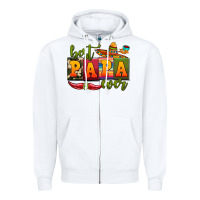 White best papa ever Zipper Hoodie - AdoDesignShop