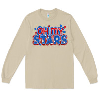 Mushroom Oh my stars 4th of july Long Sleeve Tee - CowGirlArtShop
