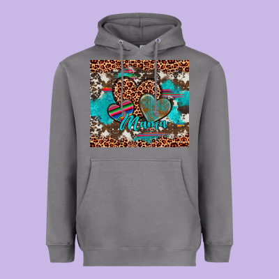 Hearts Mama Heavyweight Hoodie Designed By Artiststas