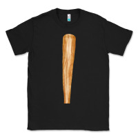Black wooden baseball Classic Tee - FaDigitalArtStudio