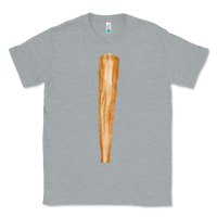 Heather Grey wooden baseball Classic Tee - FaDigitalArtStudio