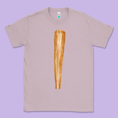 Wooden Baseball Classic Tee Designed By Fadigitalartstudio