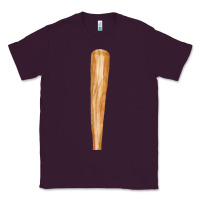 Plum wooden baseball Classic Tee - FaDigitalArtStudio