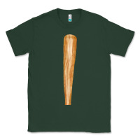 Sports Green wooden baseball Classic Tee - FaDigitalArtStudio