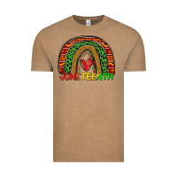 Vintage Coffee juneteenth rainbow Vintage Tee - Zillion Design Studio