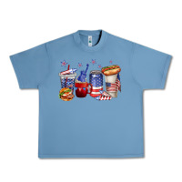 Pebble Blue 4th of july coffee cups Urban Heavy Tee - texasbilliewilder