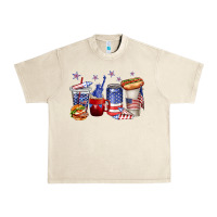 Sandshell 4th of july coffee cups Urban Heavy Tee - texasbilliewilder