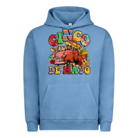 Pigment Pebble Blue cinco de mayo truck Urban Hoodie - LillyAllenDesigns