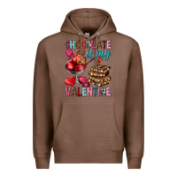 Chestnut chocolate is my valentine Premium Hoodie - NancyCooperArtShop