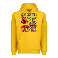 Lemon chocolate is my valentine Premium Hoodie - NancyCooperArtShop