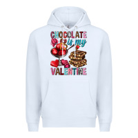 White chocolate is my valentine Premium Hoodie - NancyCooperArtShop