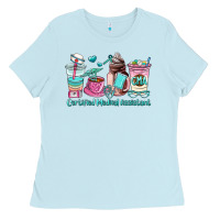 Baby Blue certified medical assistant coffee cup Ladies Tee - AdoDesignShop