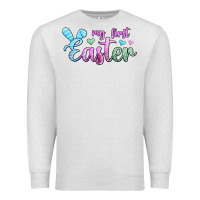 Oatmeal Heather my first easter Premium Sweatshirt - Jasminsmagicworld