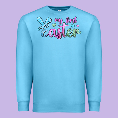 My First Easter Premium Sweatshirt Designed By Jasminsmagicworld