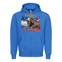 True Royal Happy Hallothanksmas Chick Zipper Hoodie - BundleAndBundleShop